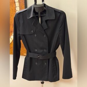 Brooks Brothers Black Trench Coat